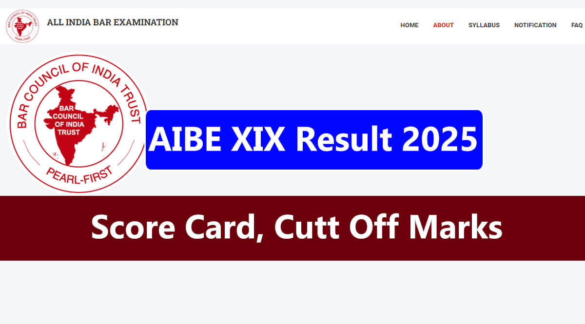 AIBE XIX Result 2025