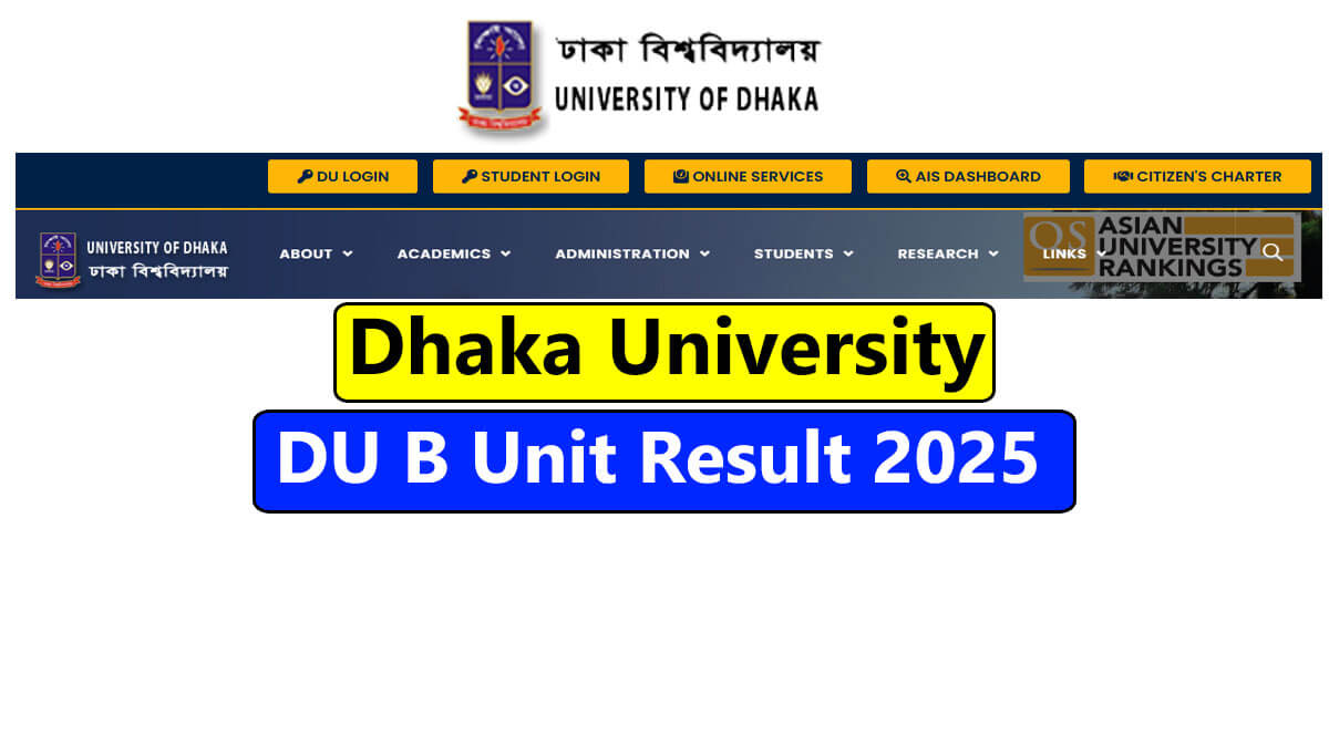 DU B Unit Result 2025