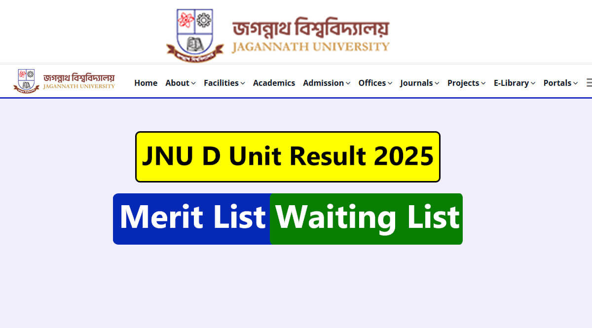 JNU D Unit Result 2025