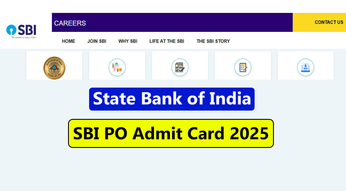 SBI PO Admit Card 2025