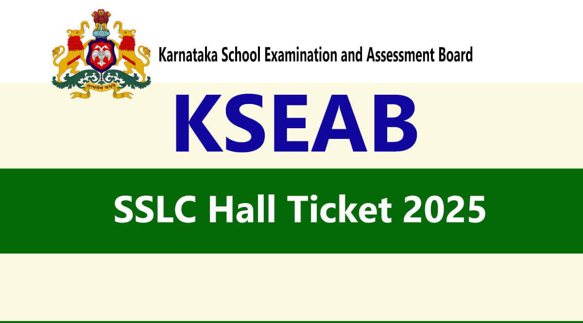 SSLC Hall Ticket 2025