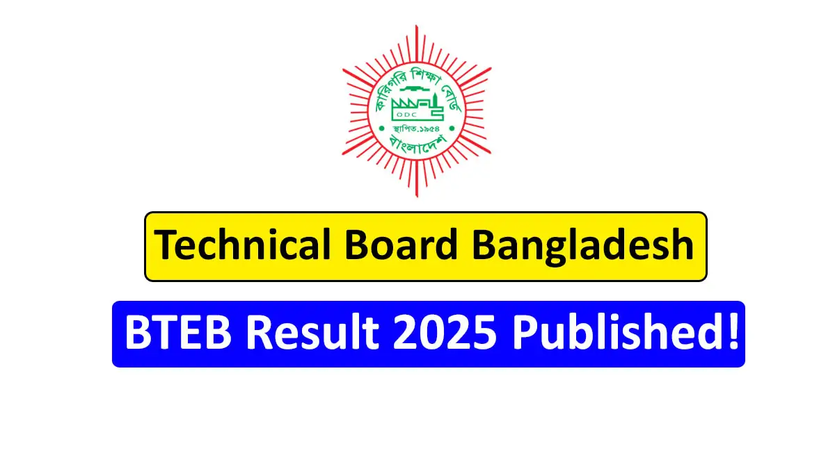 BTEB Result 2025 published today