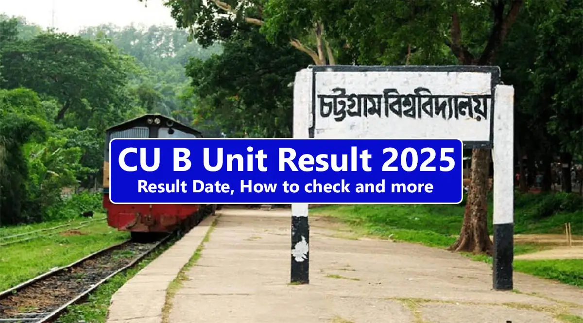 CU B Unit Result 2025 Date