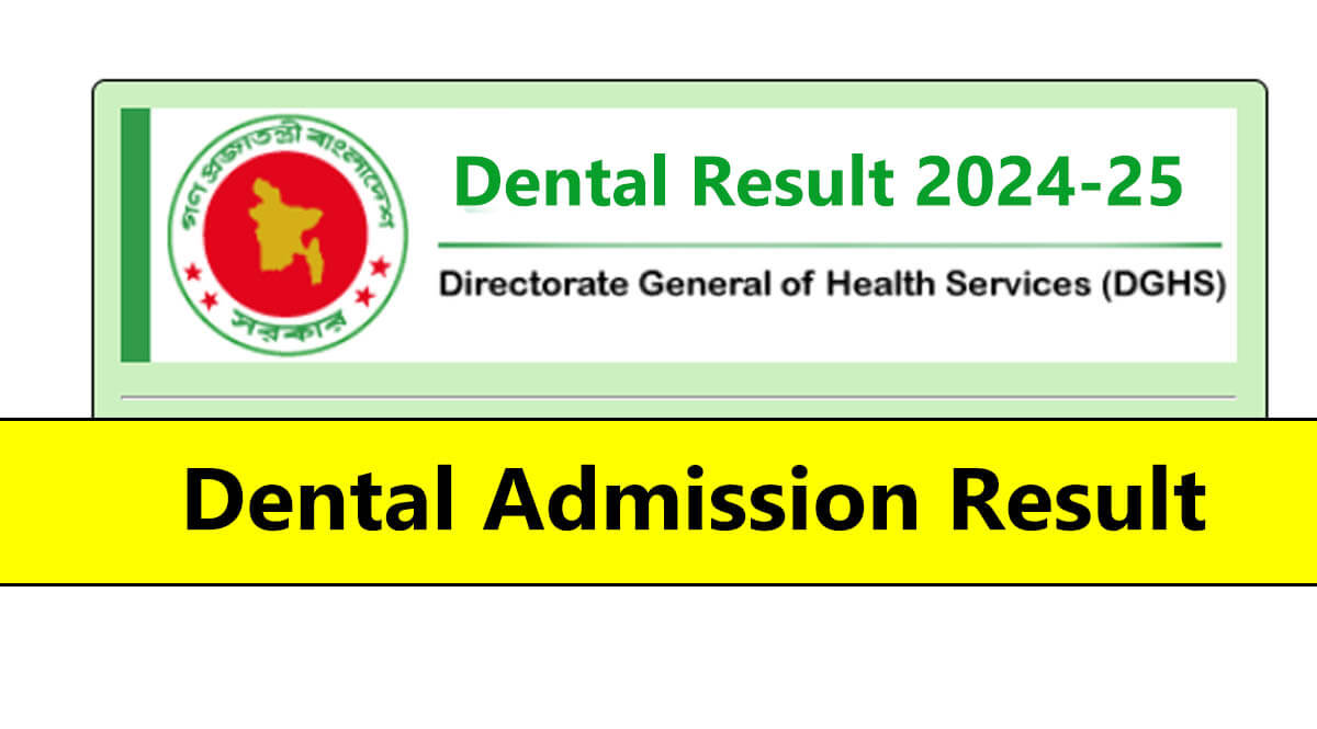 Dental Result 2025 today