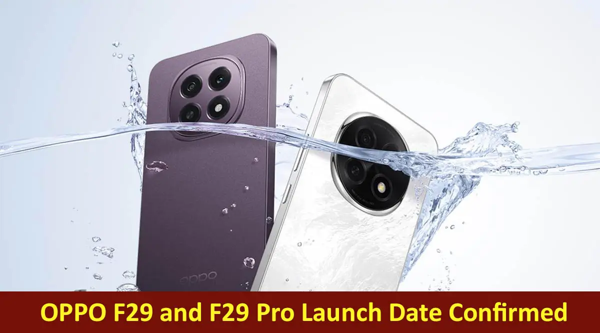 OPPO F29 and F29 Pro Launch Date Confirmed